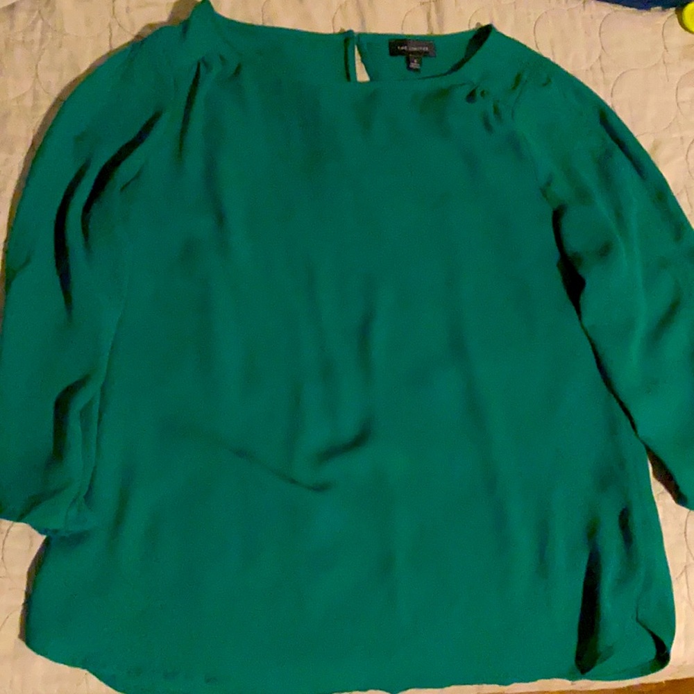 Green blouse